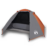 Vidaxl Dome Tent de 2 personas a prueba de agua y naranja