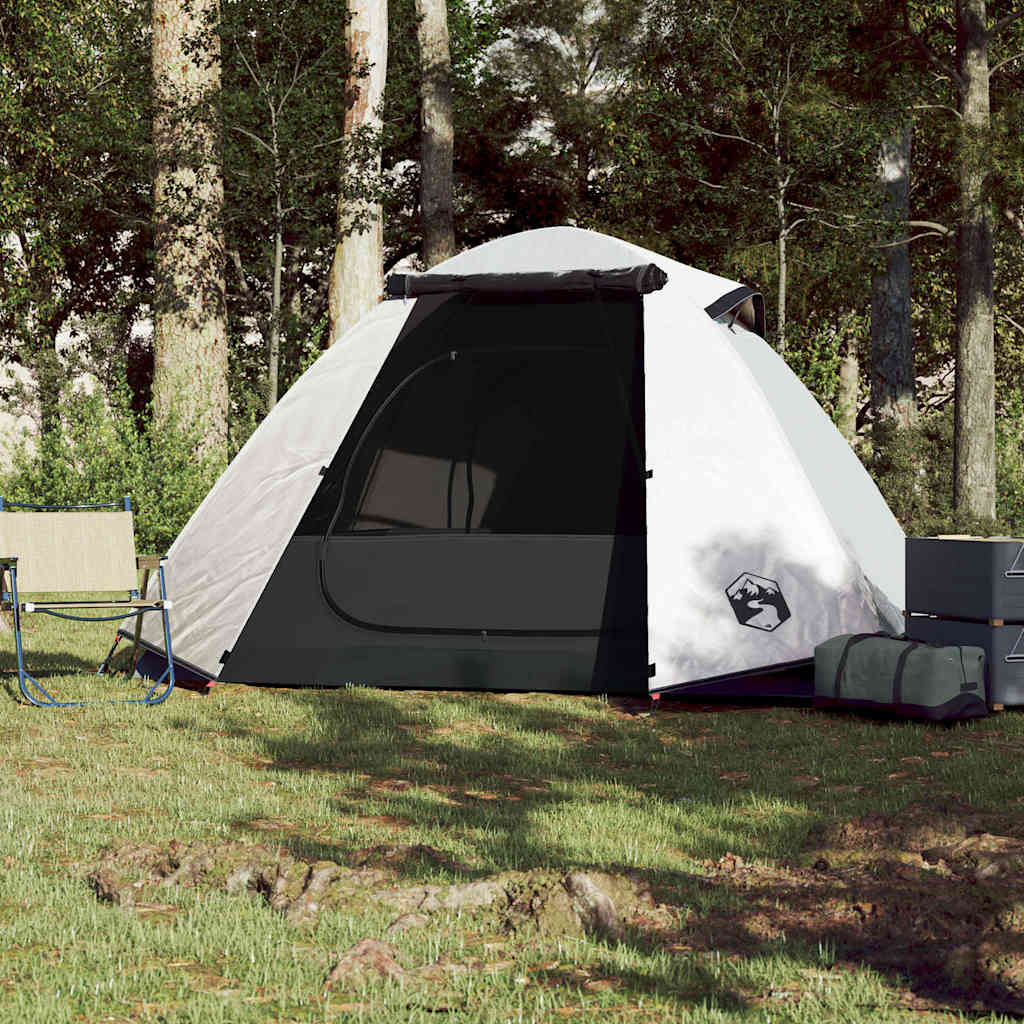 Vidaxl Dome Tent 2-osobowy wodoodporny tkaninę biały