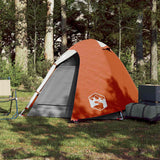 Vidaxl Dome tent 2-person waterproof gray and orange