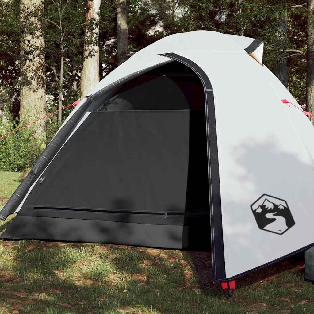 Vidaxl Dome Tent 2-osobowy wodoodporny tkaninę biały