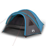 Vidaxl Dome Tenda Blu impermeabile per 4 persone