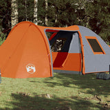 Vidaxl Dome tenda arancione impermeabile per 6 persone