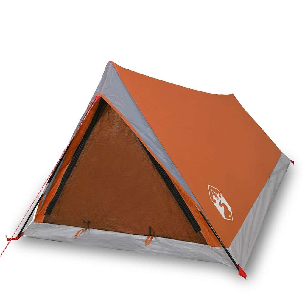 Tenda Vidaxl Grey e arancione impermeabili per 2 persone