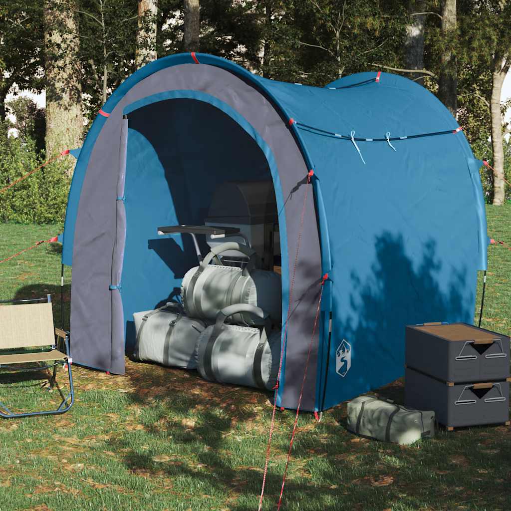 Tenda di stoccaggio vidaxl blu impermeabile