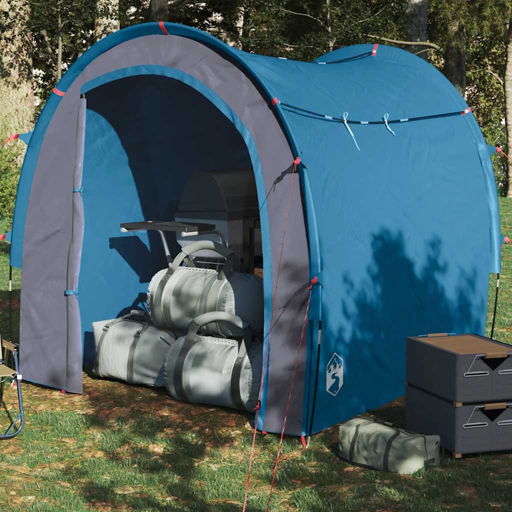 Tenda di stoccaggio vidaxl blu impermeabile