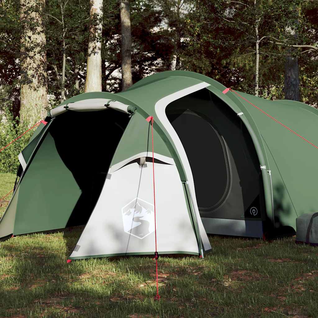 Vidaxl Tunnel Tent à 3 personnes étanche verte