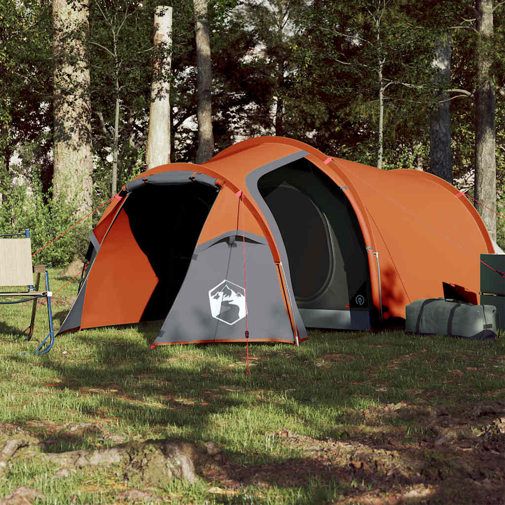 Vidaxl Tunnel tent 3-person Waterproof Orange