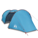 Vidaxl Tunnel tent 4-person waterproof blue