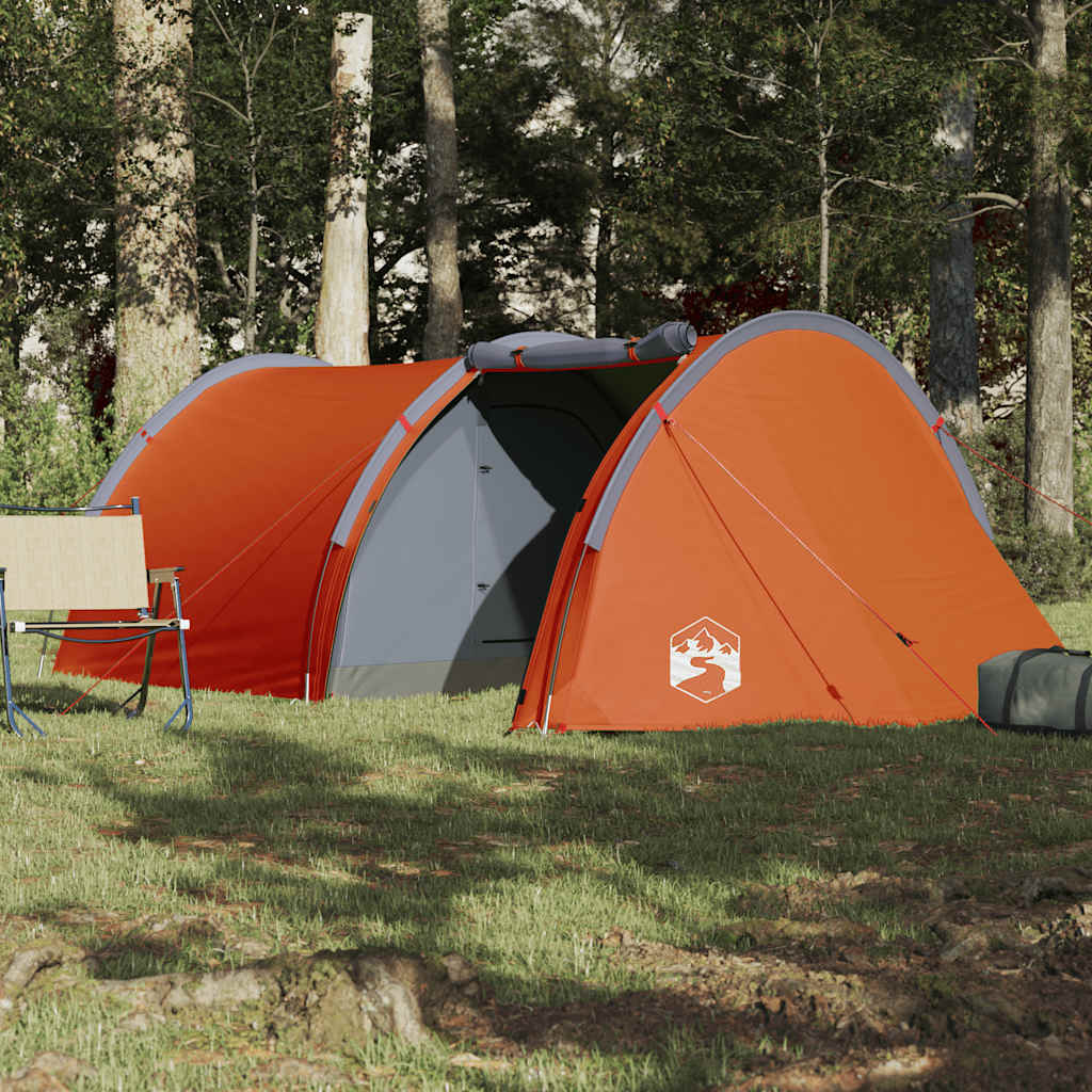 Vidaxl Tunnel tent 4-person Waterproof Orange