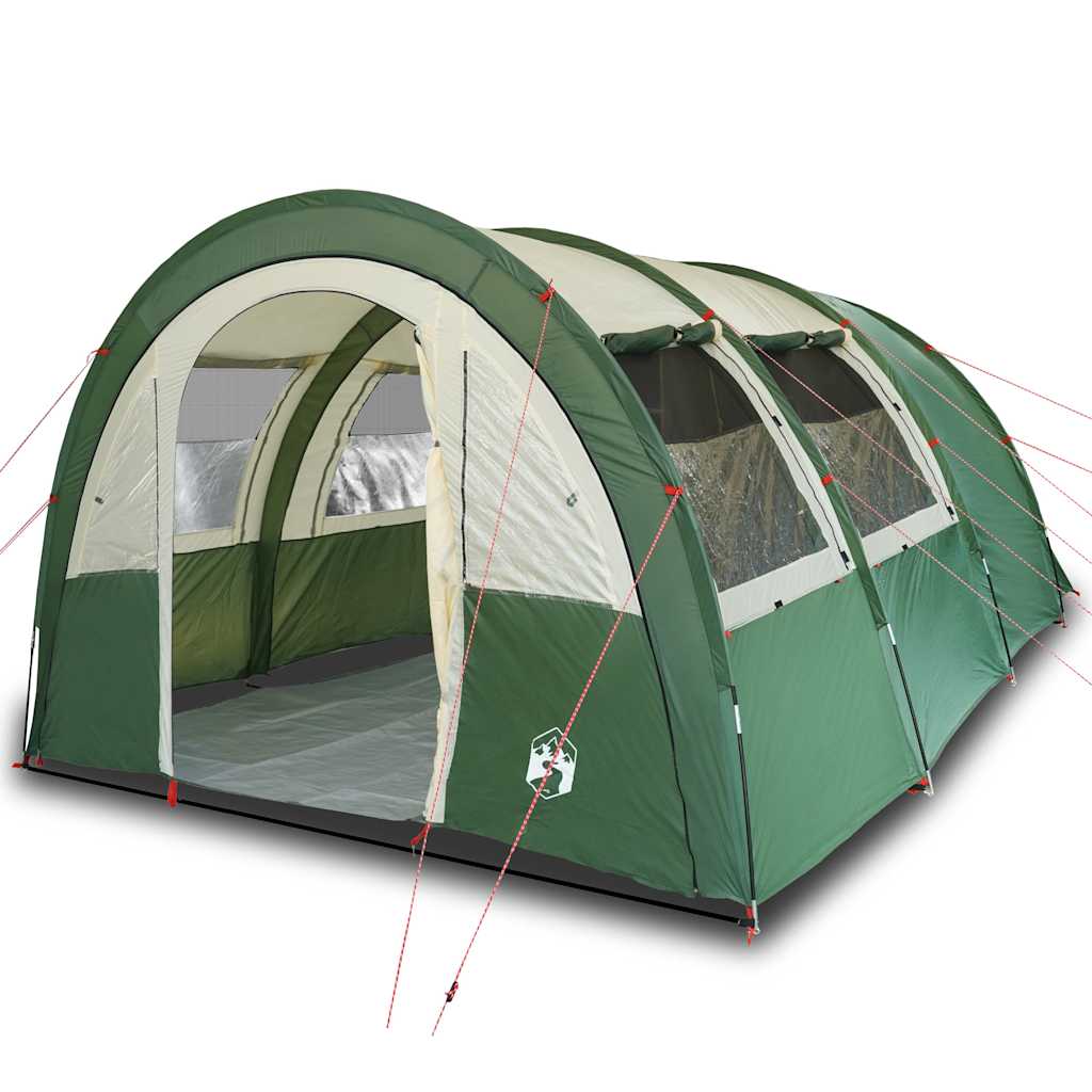 Vidaxl Tunnel tent 4-person Waterproof Green