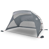 Vidaxl beach tent 274x178x170 148 cm 185t polyester gray