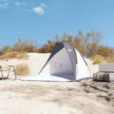 Vidaxl Beach Tent 268x223x125 cm 185t Polyester Gray