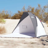 Vidaxl Beach Tent 268X223X125 CM 185T poliestrowy szarość