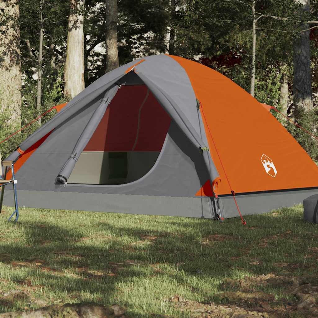 Vidaxl Dome Stan 3-Person Waterproof Orange