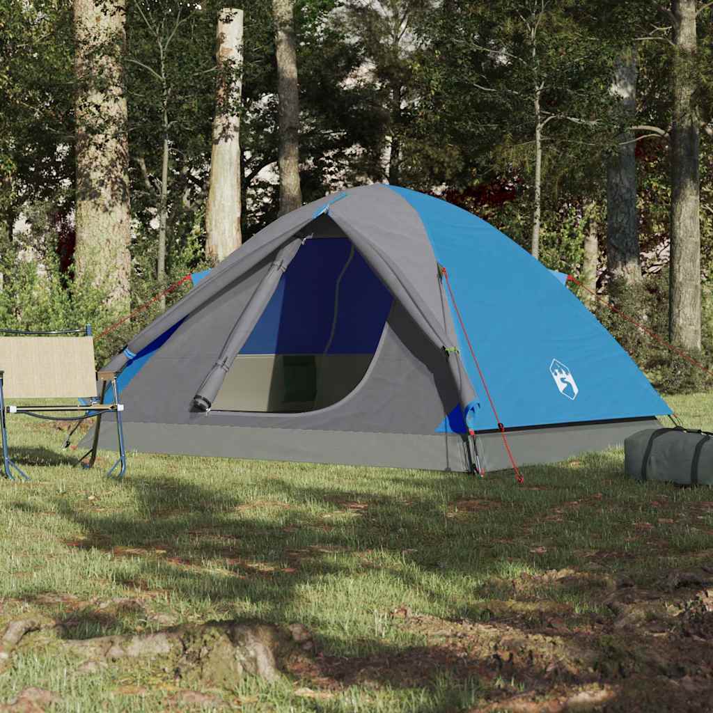 Vidaxl Dome tent 6-person waterproof blue