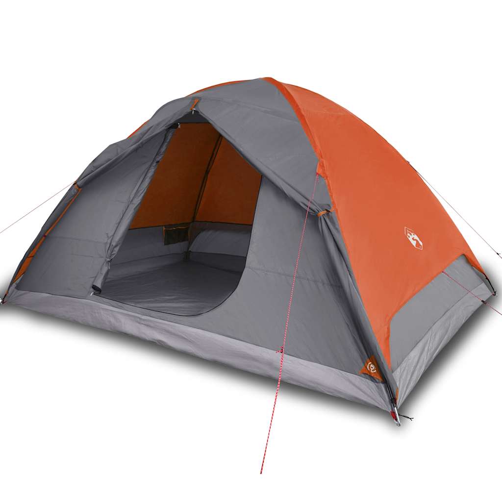 Vidaxl Dome Tent 6-osobowy wodoodporny pomarańcz