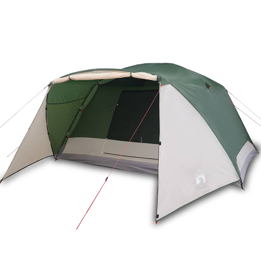 Vidaxl tent with awning 4-person waterproof green