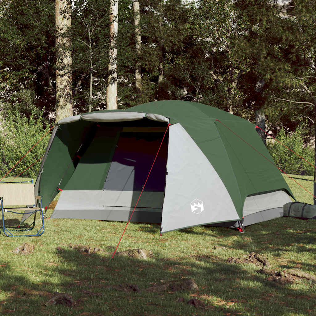 Vidaxl family with Luifel 6-person waterproof green