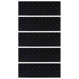 Vidaxl stair mats 5 st 25x75 cm rubber