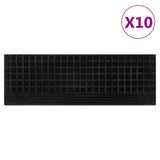 Vidaxl Staps Mants 10 st 25x75 cm Gummi