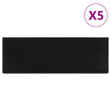 Vidaxl Staps mats 5 st 25x75 cm Gummi