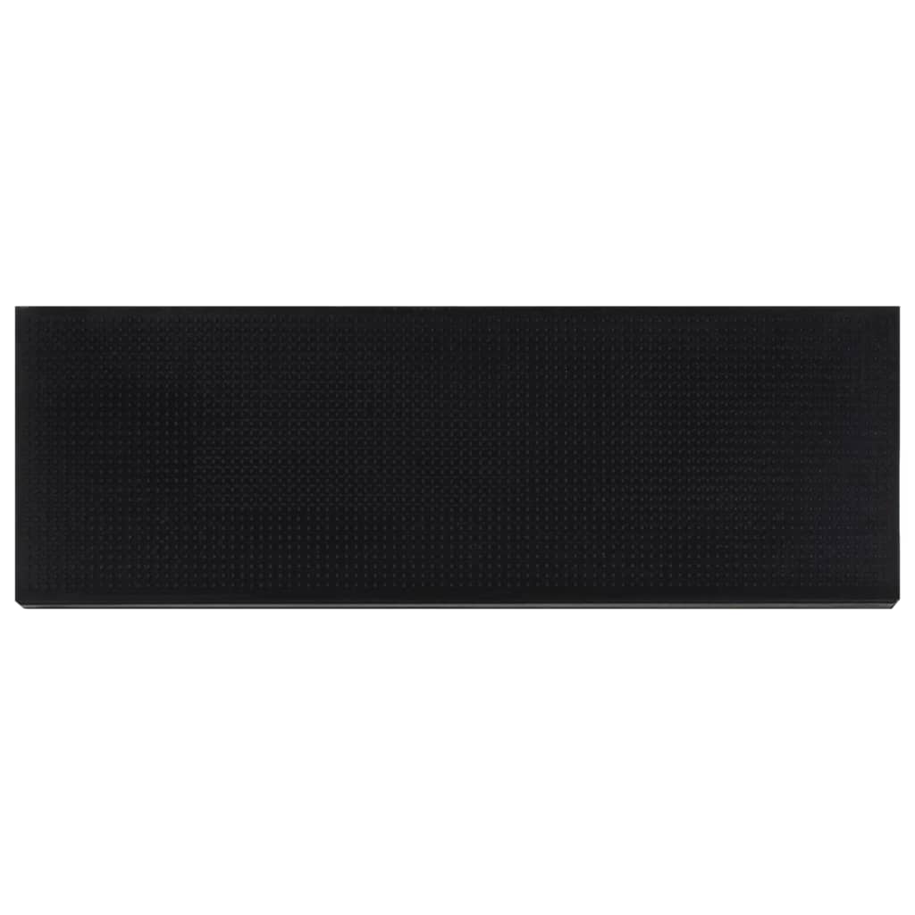 Vidaxl Staps mats 5 st 25x75 cm Gummi