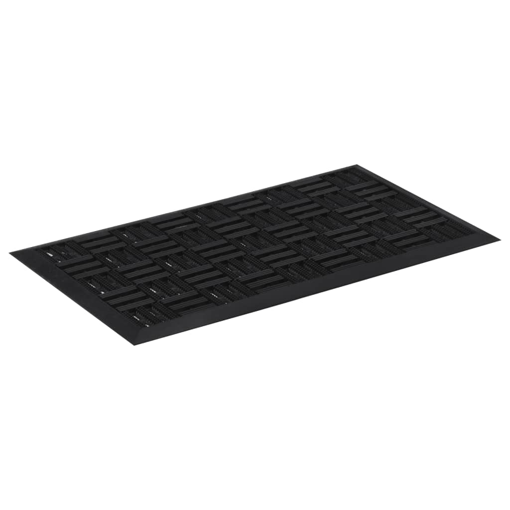 Vidaxl Doormat rechteckent 45x75 cm Gummi