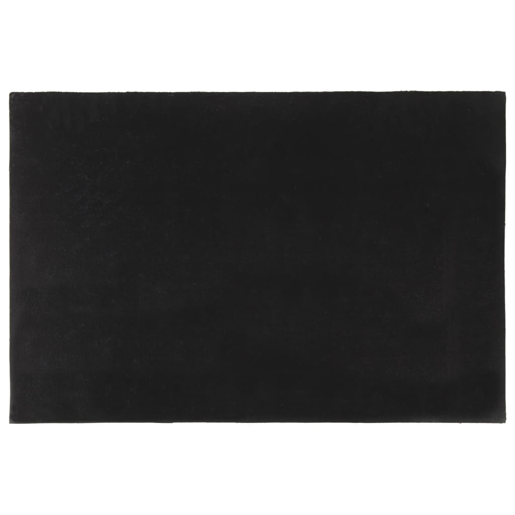 Vidaxl Doormat 60x90 cm tufted coconut fiber black