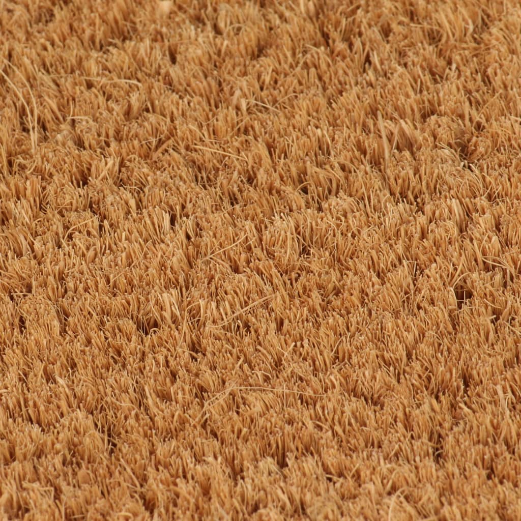 Vidaxl Doormat 60x90 cm huet de Kokosnossf Fiber natierlechen