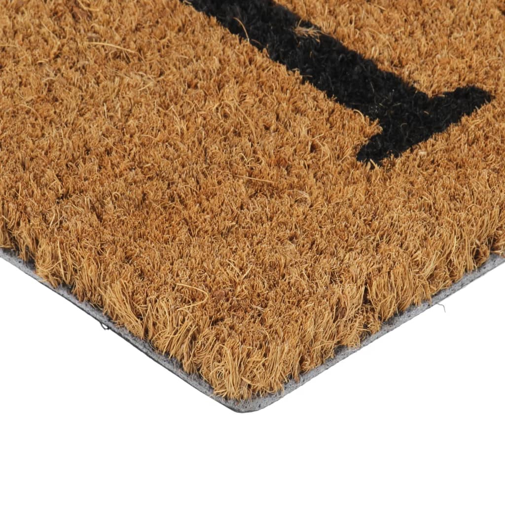 Vidaxl Doormat 40x60 cm huet Kokosnossfaser natierlech