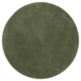 Vidaxl rug Huarte low -pole soft washable Ø 200 cm forest green