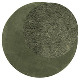 Vidaxl rug Huarte low -pole soft washable Ø 200 cm forest green