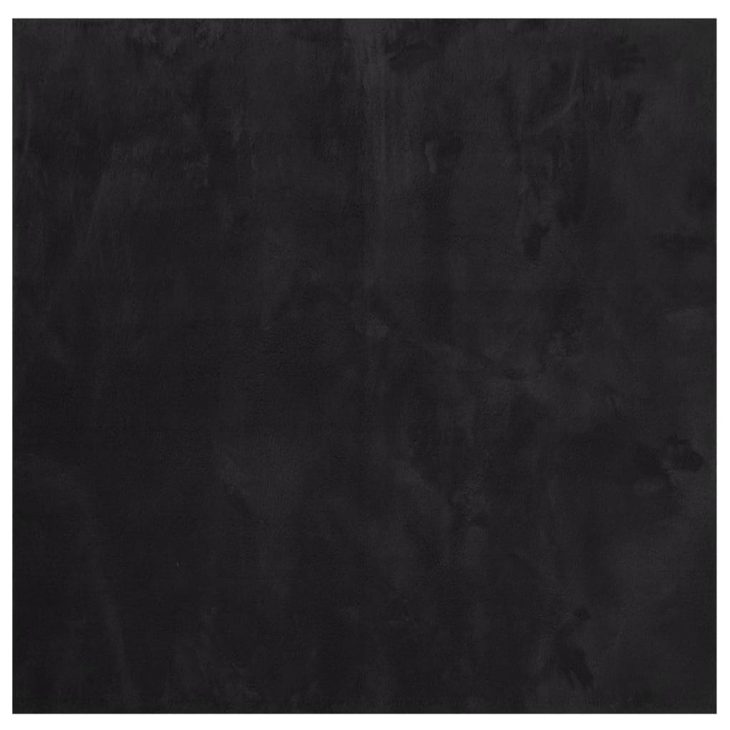 Vidaxl RUG HUARTE BAJA POLA Softable Softable 160x160 cm Negro