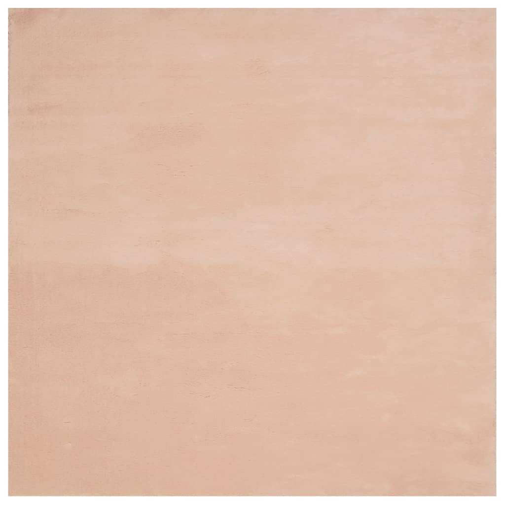 Vidaxl RAG HUARTE -POOLE -POOLE SOLABILE MORSE 120X120 cm Pink