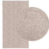 Vidaxl tapis Pampelune Shaggy hautement moderne 60x110 cm beige