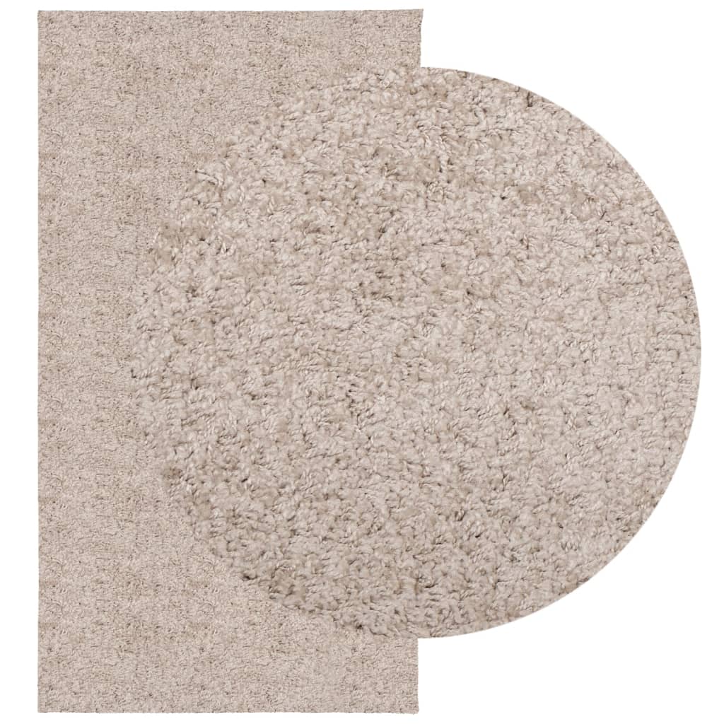 VIDAXL RUAM PAMPLONA SHAGGY BEIGE 80X150 CM