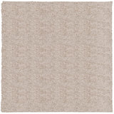 VIDAXL RUAM PAMPLONA SHAGGY BEIGE 120X120 CM