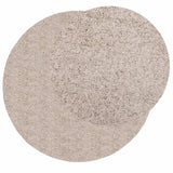 Vidaxl Rug Pamplona Shaggy Vysoce moderní Ø 80 cm beige