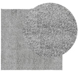 Vidaxl Rug Pamplona Shamgy héich modern 120x120 cm Grau