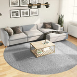 Vidaxl Teppich Pamplona Shaggy hoch modern Ø 280 cm Grau