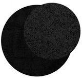 Vidaxl tapis Pampelune Shaggy très moderne Ø 160 cm noir