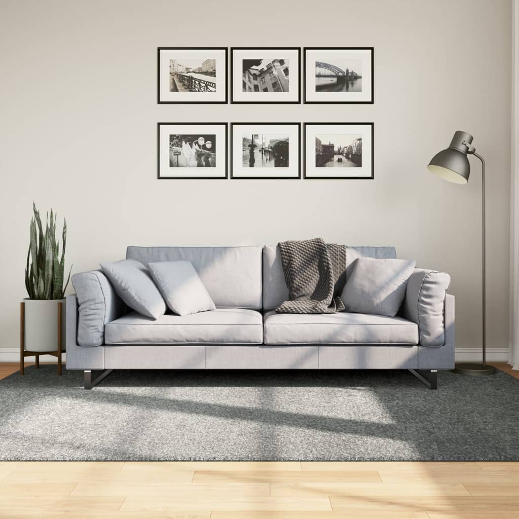 Vidaxl Rug Pamplona Shaggy meget moderne 160x230 cm grøn