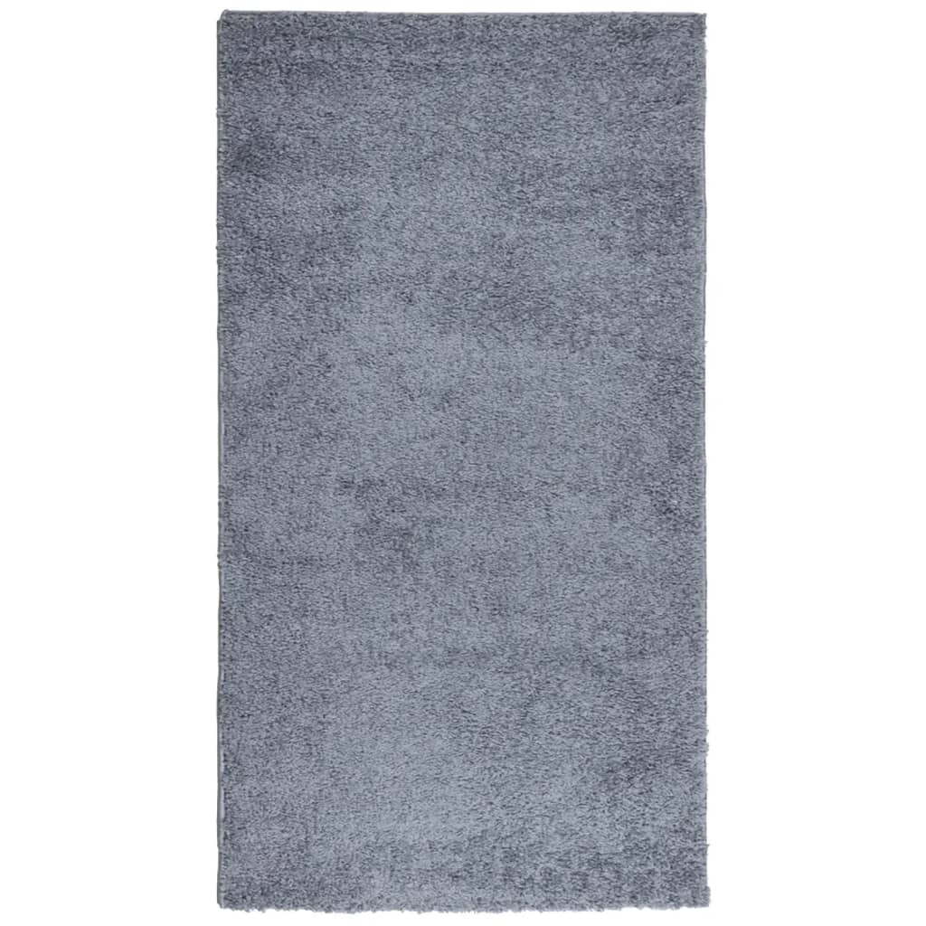 Alfombra Vidaxl Pamplona Shaggy altamente moderna 80x150 cm azul