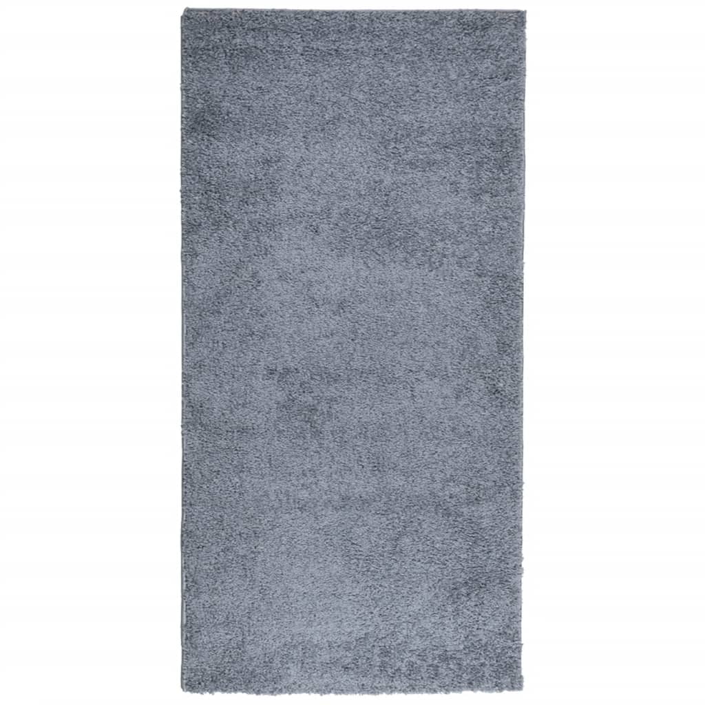 Vidaxl tapis Pampelona Shaggy hautement poteau moderne 100x200 cm bleu