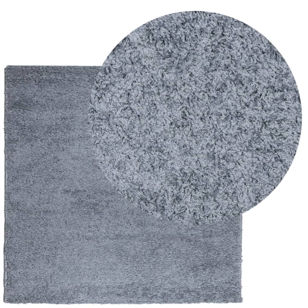 Vidaxl Rug Pamplona Shaggy Vysoce moderní 240x240 cm modrá