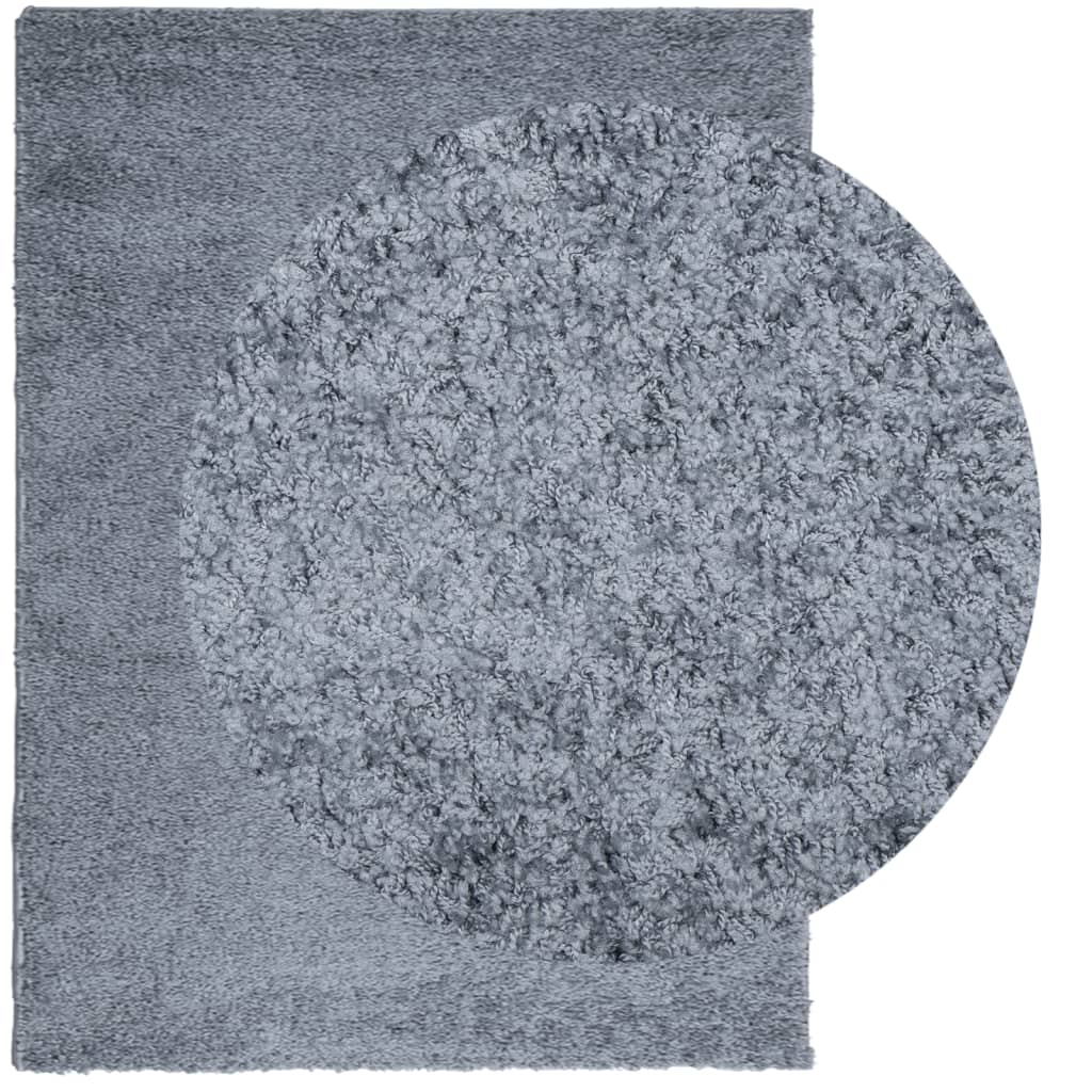 Vidaxl rug Pomplona Shamgy héich modernt 300x400 cm blo