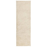 Vidaxl Rug Pamplona Shamgy héich modern 80x250 cm Gold Faarf