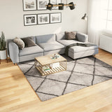 Vidaxl rug Pamplona Shaggy Highly Pole 240x240 cm Beige Anthracite