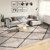 Vidaxl Rug Pamplona Shaggy meget pol 300x400 cm beige antracit