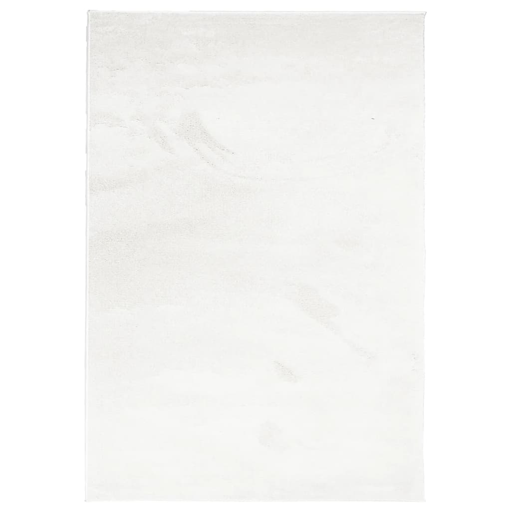 Tapis Vidaxl Oviedo Low -Pile 200x280 cm Crème-Colored